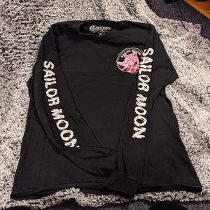 Hot Topic Sailor Moon black long sleeve t-shirt